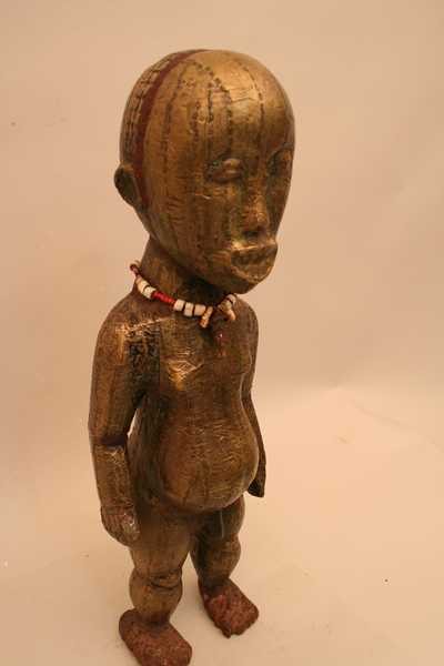 Fang (statue) , d`afrique : Gabon, statuette Fang (statue) , masque ancien africain Fang (statue) , art du Gabon - Art Africain, collection privées Belgique. Statue africaine de la tribu des Fang (statue) , provenant du Gabon, 1089/4127.Très rare statue d